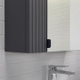 Шкаф зеркальный Comforty Лима 60 см 00-00019425 антрацит