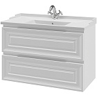 Тумба под раковину Caprigo Ponza 90 см 13523-В231 подвесная белая