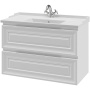 Тумба под раковину Caprigo Ponza 90 см 13523-В231 подвесная белая