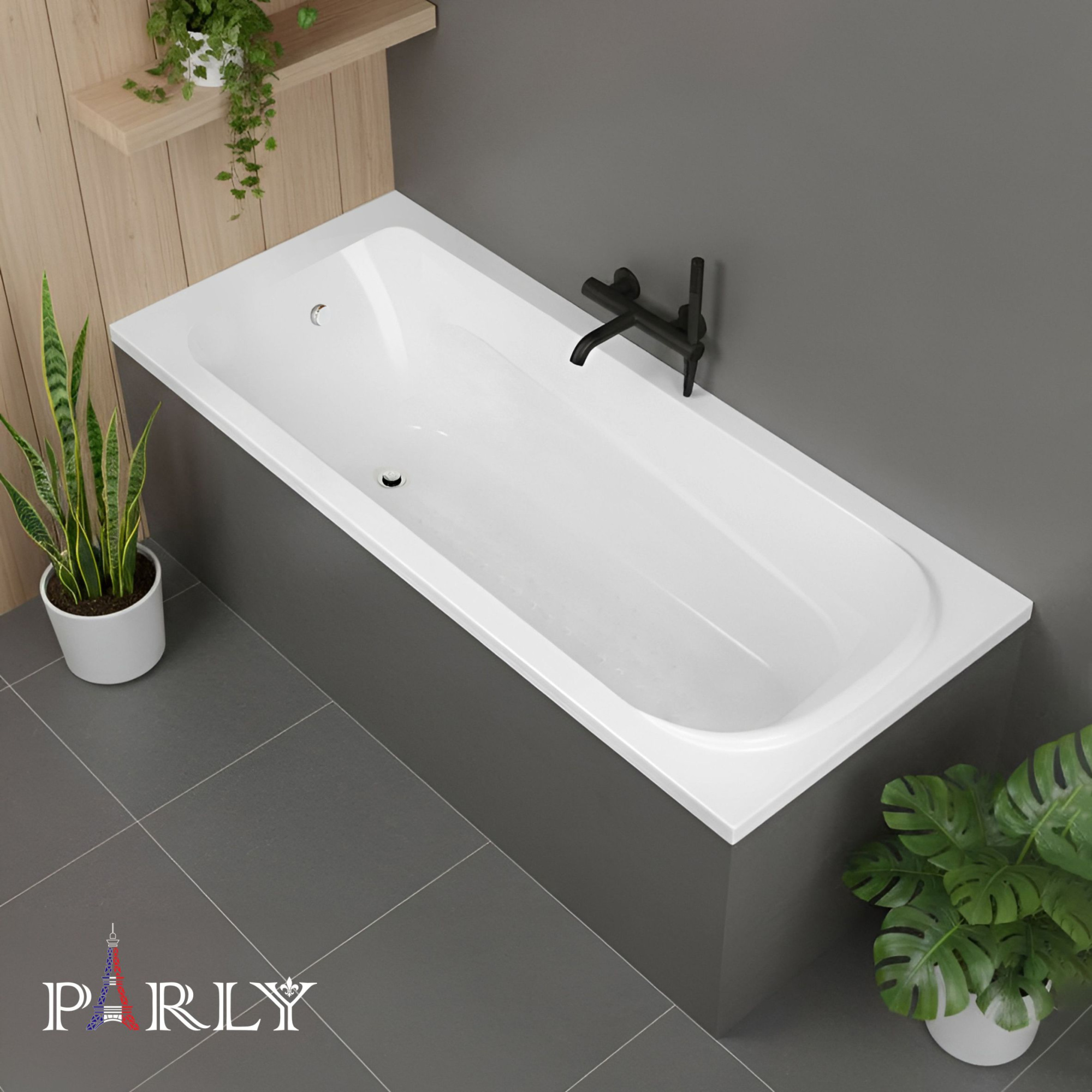 Ванна акриловая Parly Ortiz 160x70 ORTIZ-D 160