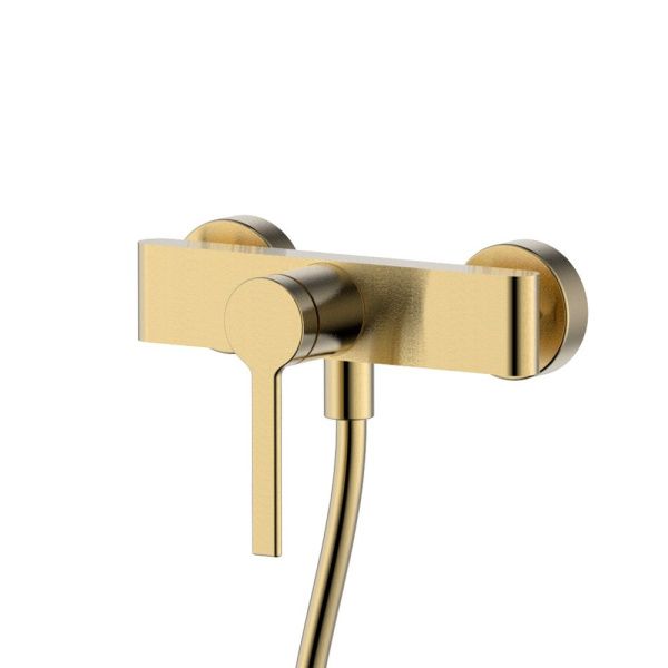 Смеситель AQUAme Asti AQM6413BG шлифованное золото Смеситель AQUAme Asti AQM6413BG шлифованное золото