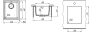 Кухонная мойка подстольная 34x42 Florentina 22.305.A0300.102 Чёрный Кухонная мойка подстольная 34x42 Florentina 22.305.A0300.102 Чёрный