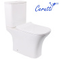 Унитаз-компакт безободковый с сиденьем микролифт Cerutti SPA VETTORE MW CT9240 матовый белый Унитаз-компакт безободковый с сиденьем микролифт Cerutti SPA VETTORE MW CT9240 матовый белый