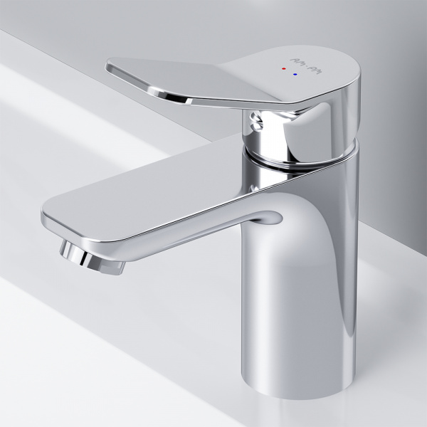 Смеситель для раковины с донным клапаном Am.Pm X-Joy F85A82100 Смеситель для раковины с донным клапаном Am.Pm X-Joy F85A82100