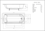 Ванна акриловая 170x75 AQUATEK Ника NIK170-0000001 Ванна акриловая 170x75 AQUATEK Ника NIK170-0000001