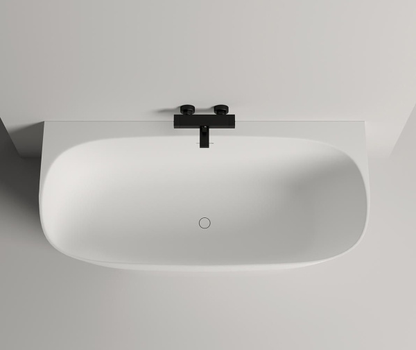 Ванна из искусственного камня Salini Sofia wall 170х80 102522M белая матовая