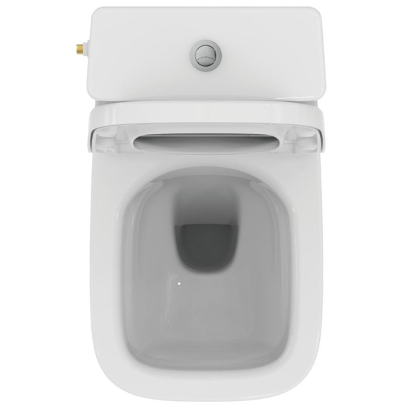 Безободковый напольный пристенный унитаз Ideal Standard i.life S T500001 Безободковый напольный пристенный унитаз Ideal Standard i.life S T500001