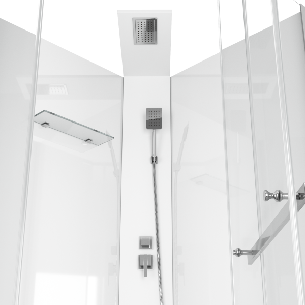 Душевая кабина Ceruttispa 90x225 CHIKA901T профиль хром