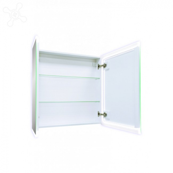 Зеркальный шкаф с LED подсветкой и датчиком движения Континент Reflex 80x80 Зеркальный шкаф с LED подсветкой и датчиком движения Континент Reflex 80x80