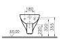 Подвесной унитаз Vitra S20 5507B003-0101 Подвесной унитаз Vitra S20 5507B003-0101