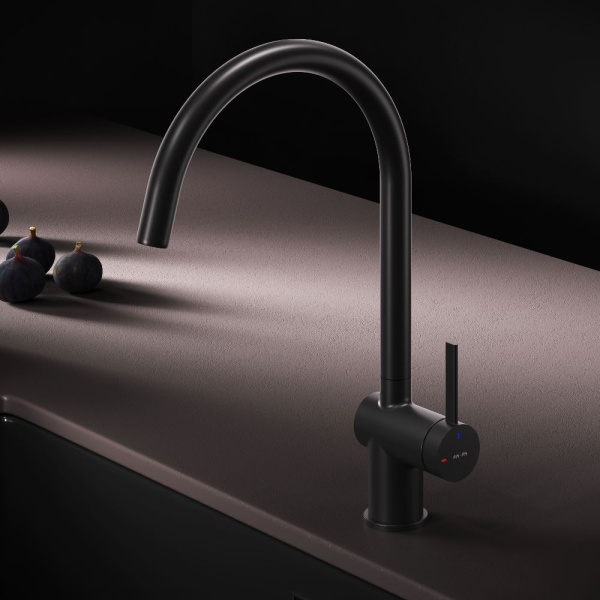 Смеситель для кухонной мойки Am.Pm Func F8F07022 черный матовый