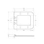 Унитаз подвесной безободковый с сиденьем  BelBagno DUE BB3103CHR/SC Унитаз подвесной безободковый с сиденьем  BelBagno DUE BB3103CHR/SC