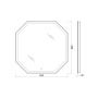 Зеркало с LED подсветкой 80x80 см BelBagno  SPC-OTT-800-800-LED-TCH Зеркало с LED подсветкой 80x80 см BelBagno  SPC-OTT-800-800-LED-TCH