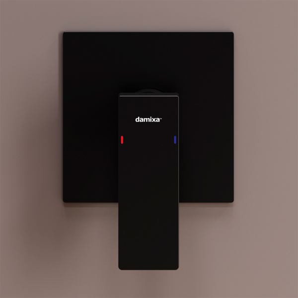 Встраиваемый смеситель Damixa Gala 537500300 черный матовый