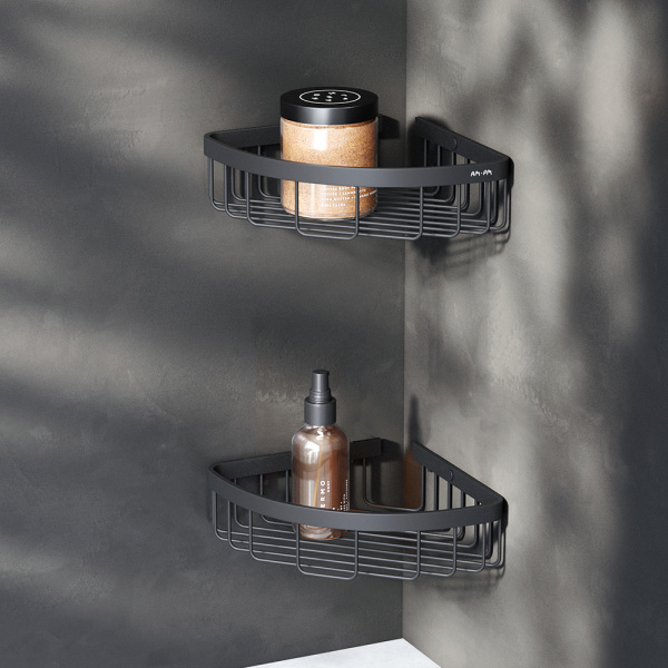 Полка для душа AM.PM Sense L 20755 A7452222 черная матовая