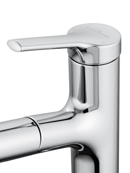 Смеситель для раковины с гигиеническим душем Wonzon & Woghand WW-A40862-CR хром глянцевый