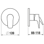 Смеситель для душа Laufen Laurin 3.3120.6.004.000.1 Смеситель для душа Laufen Laurin 3.3120.6.004.000.1
