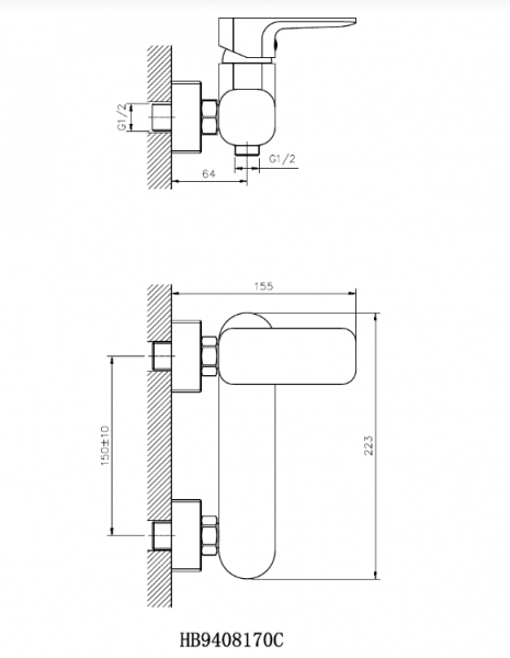Смеситель для душа Koller Pool TREND TR0400 Смеситель для душа Koller Pool TREND TR0400