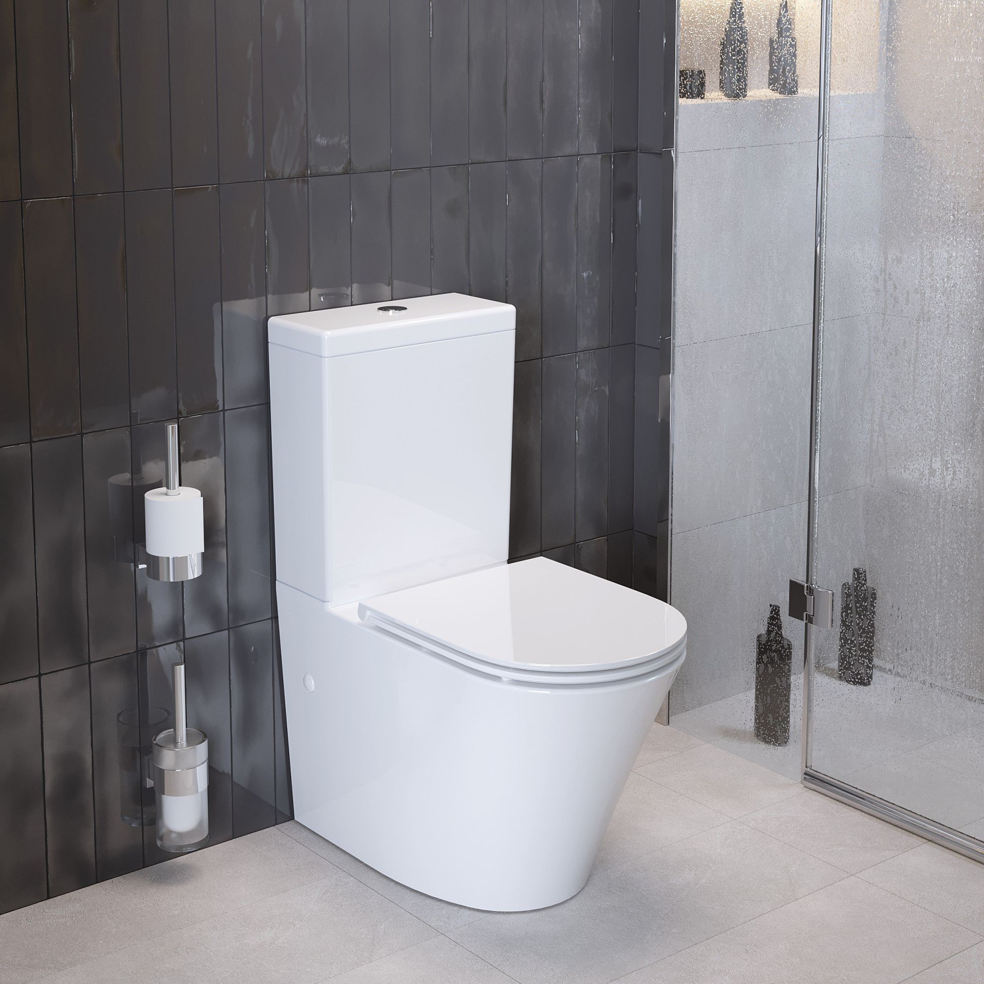 Унитаз безободковый Ambassador Ritz 237K19001RS белый