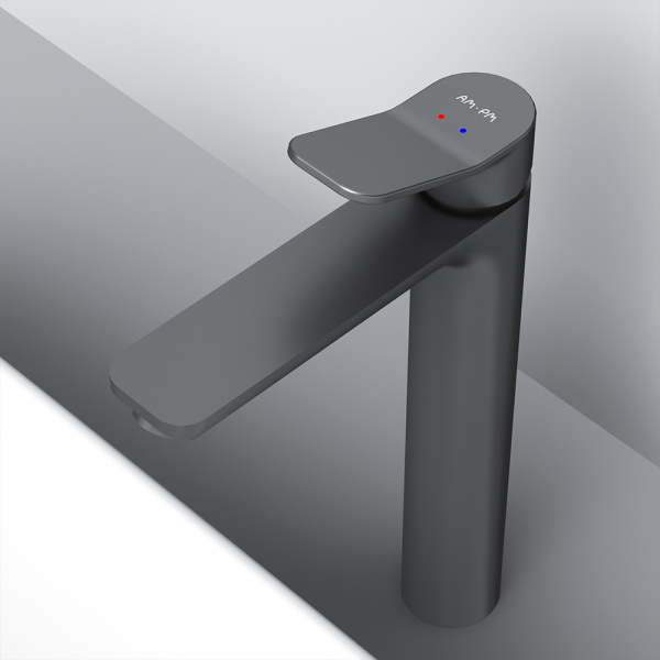 Смеситель для умывальника высокий Am.Pm X-Joy F85A92022 черный Смеситель для умывальника высокий Am.Pm X-Joy F85A92022 черный
