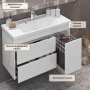 Тумба 95x42,5 см Opadiris Фреш 00-00007083 белый Тумба 95x42,5 см Opadiris Фреш 00-00007083 белый