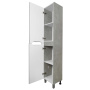 Пенал левый 36 см Loranto Florena CS00087005    серый матовый Пенал левый 36 см Loranto Florena CS00087005    серый матовый