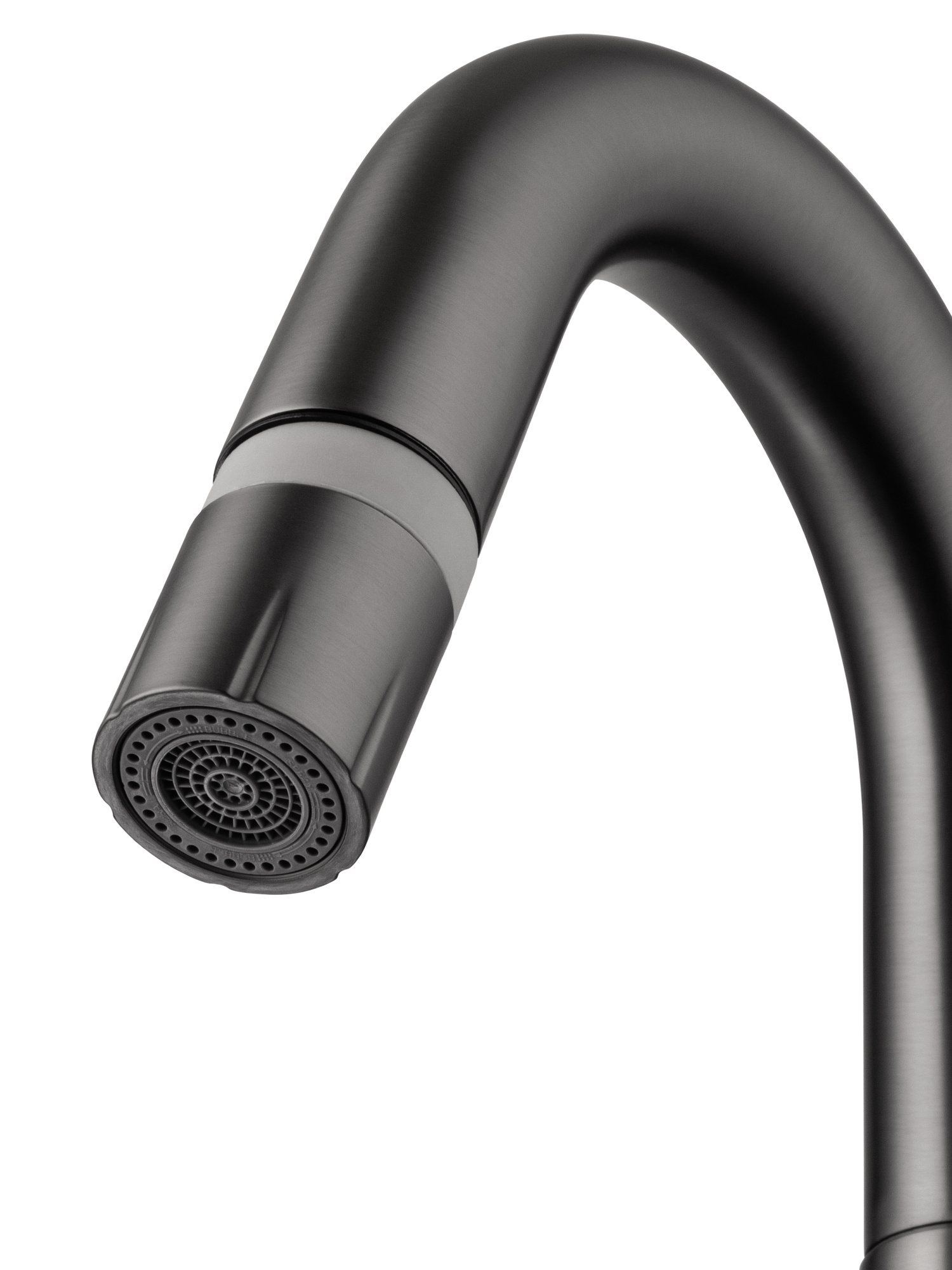 Смеситель для раковины с гигиеническим душем Wonzon & Woghand WW-FE01L212-BGG темный графит брашированный