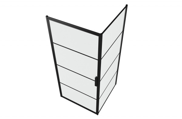 Душевой уголок 900х900х195 Bravat Blackline BS090.2115B Душевой уголок 900х900х195 Bravat Blackline BS090.2115B