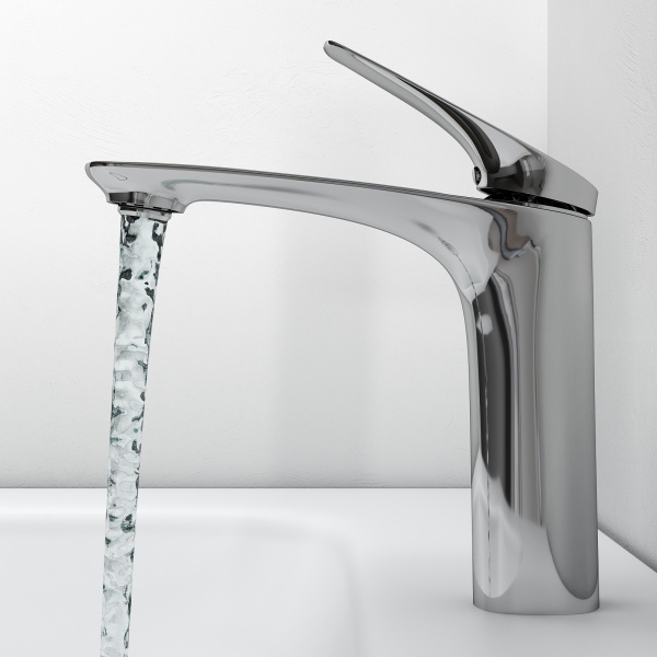 Смеситель для раковины Abelsberg Perfecta INF60101CH хром глянцевый