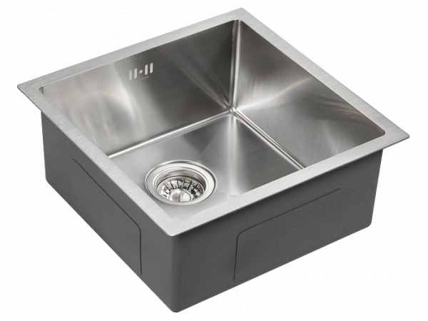 Мойка для кухни стальная 44x44 Paulmark PM214444-BS
