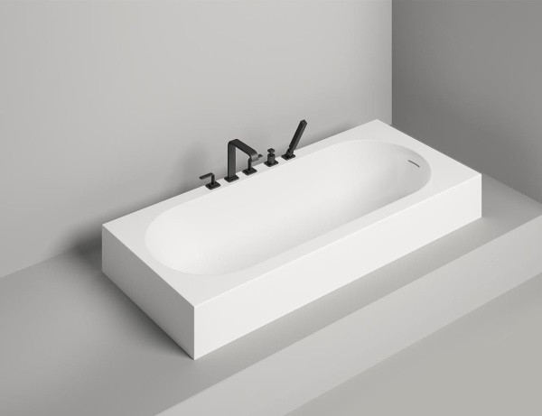 Ванна из литьевого камня Salini Ornella Kit 170х70 102413G белая глянцевая