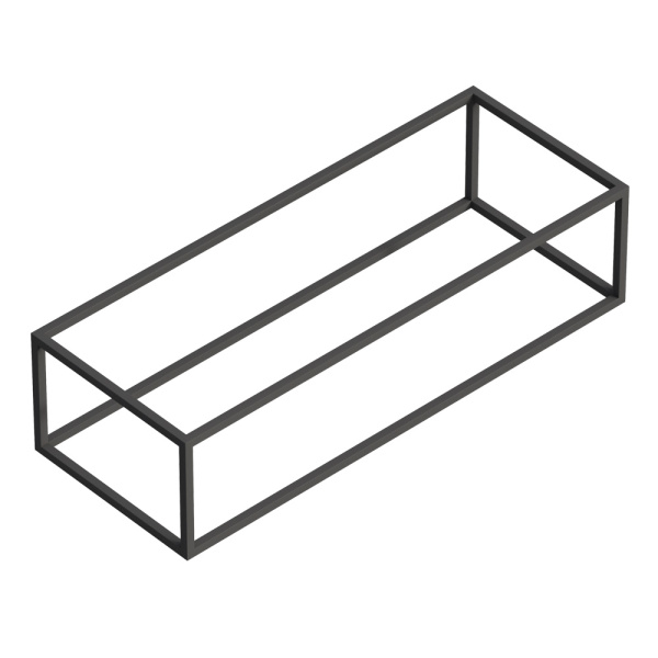 Консоль Cezares Cadro 120 см CADRO-120-46-30-1C-SO-MET-ST под раковину подвесная
