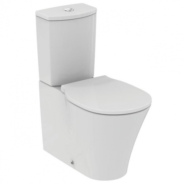 Напольный пристенный унитаз для монтажа с бачком Ideal Standard CONNECT AIR AquaBlade® E013701 Напольный пристенный унитаз для монтажа с бачком Ideal Standard CONNECT AIR AquaBlade® E013701