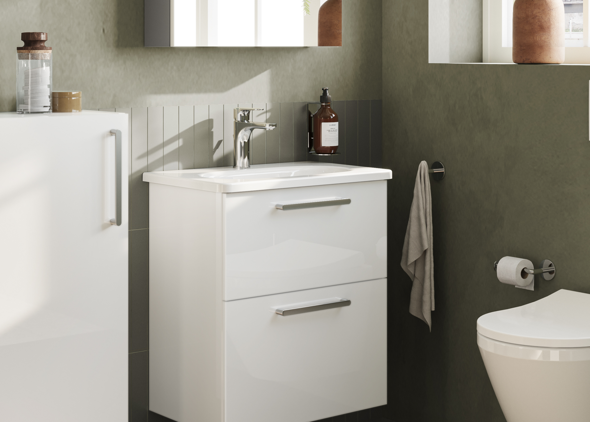 Смеситель для раковины VitrA Root Round A42706EXP хром глянцевый