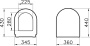 Сиденье для унитаза Vitra Zentrum 94-003-001 Сиденье для унитаза Vitra Zentrum 94-003-001