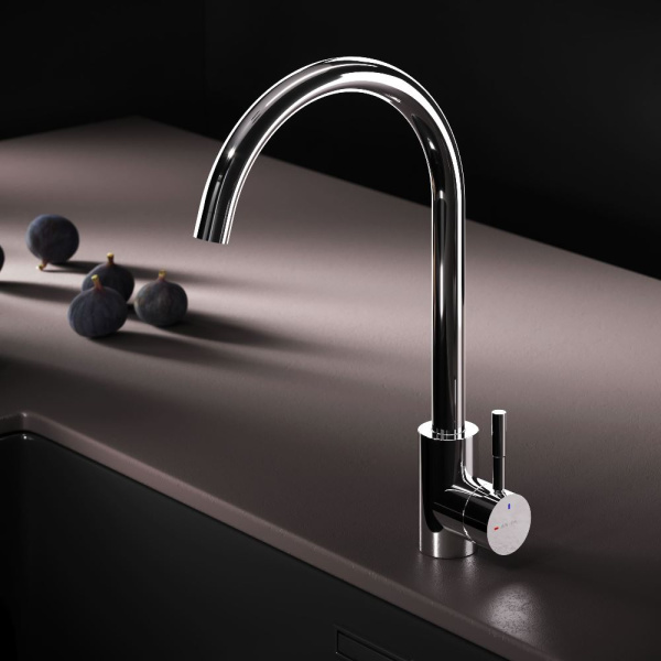 Смеситель для кухонной мойки Am.Pm X-Joy S F85B07100 хром глянцевый