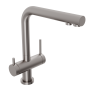 Смеситель для кухонной мойки Abelsberg Pura UVF70929BN титан брашированный