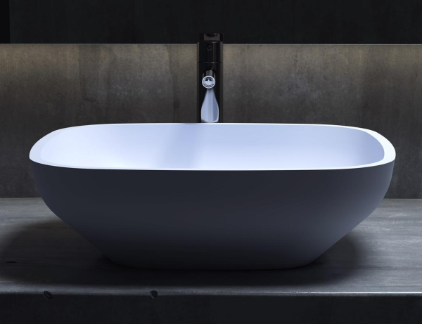 Раковина накладная Salini Gloria 50 см 1102208M белая