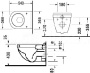 Унитаз подвесной DURAVIT STARCK 3 2200090000 Унитаз подвесной DURAVIT STARCK 3 2200090000