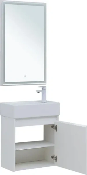 Мебель для ванной Aquanet Nova Lite 50 подвесная белая