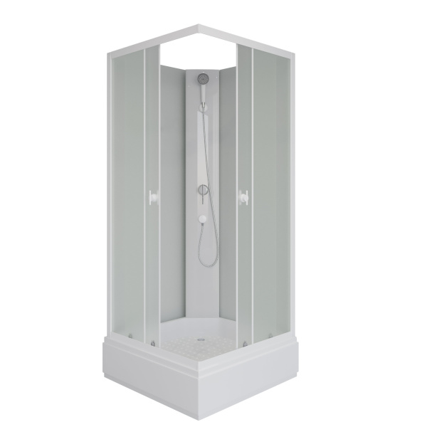 Душевая кабина 80x80 Niagara Promo P80/26Q/MT/BK Душевая кабина 80x80 Niagara Promo P80/26Q/MT/BK