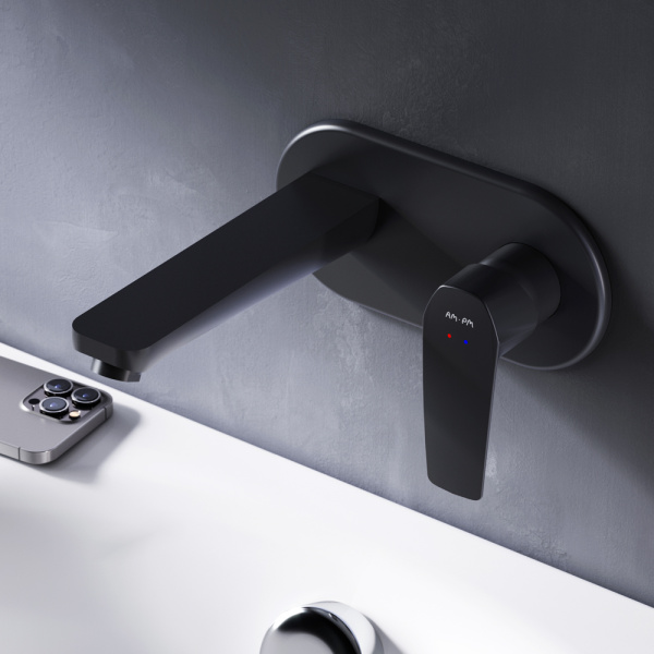 Встраиваемый смеситель Am.Pm Gem F90A72222 черный глянцевый