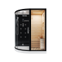 Сауна с душевой 180х110 Cerutti SPA LUGANO Nero-R Black Сауна с душевой 180х110 Cerutti SPA LUGANO Nero-R Black