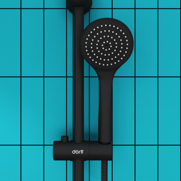 Душевой гарнитур Dorff Comfort D0108000BL черный матовый