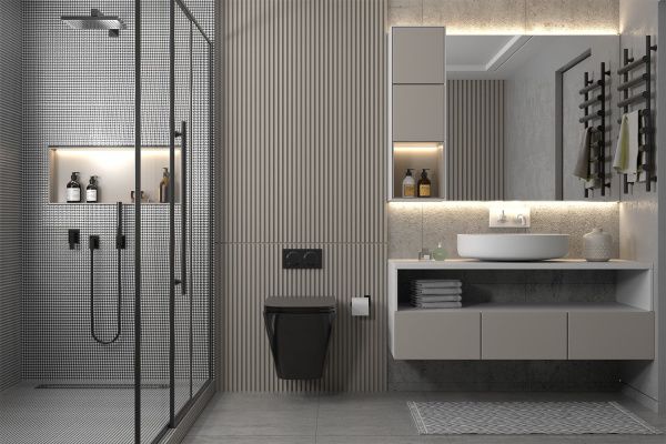Унитаз подвесной безободковый ABBER Rechteck AC1201MB черный матовый с сиденьем Унитаз подвесной безободковый ABBER Rechteck AC1201MB черный матовый с сиденьем