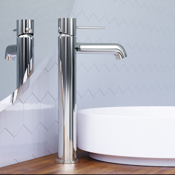 Смеситель для раковины Damixa Sirius хром глянцевый