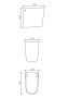 Полупьедестал AM.PM Like C804970WH Полупьедестал AM.PM Like C804970WH