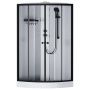 Душевая кабина 100x100 AM.PM X-Joy W94C-401-100BT стекло прозрачное профиль черный матовый Душевая кабина 100x100 AM.PM X-Joy W94C-401-100BT стекло прозрачное профиль черный матовый
