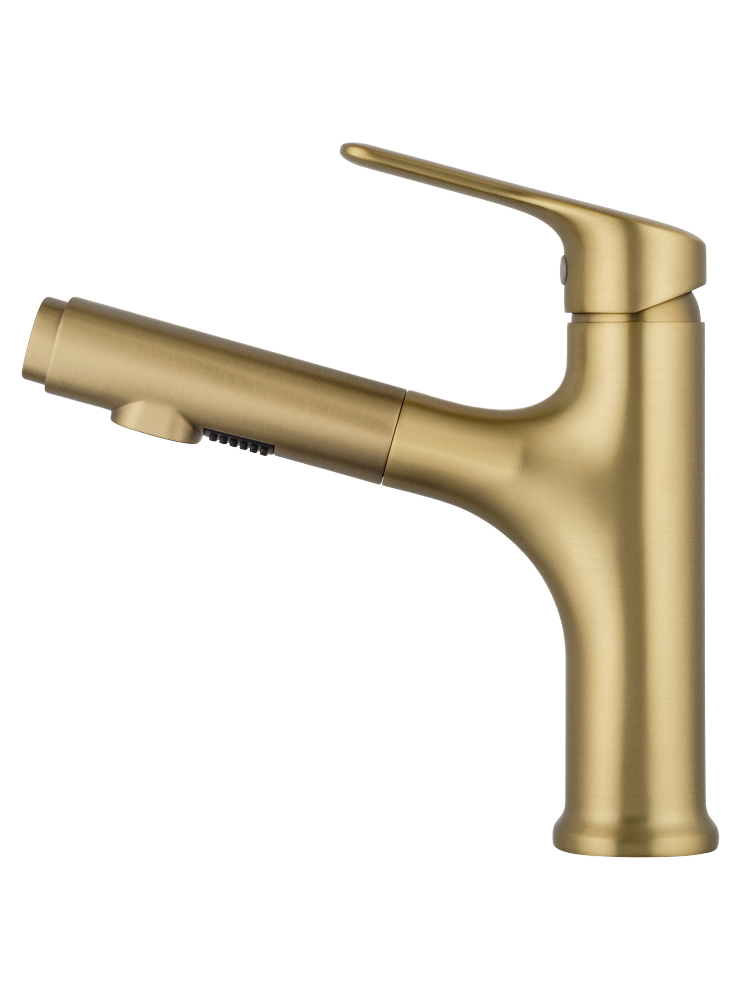 Смеситель для раковины с гигиеническим душем Wonzon & Woghand WW-AE4151-BG золото брашированный