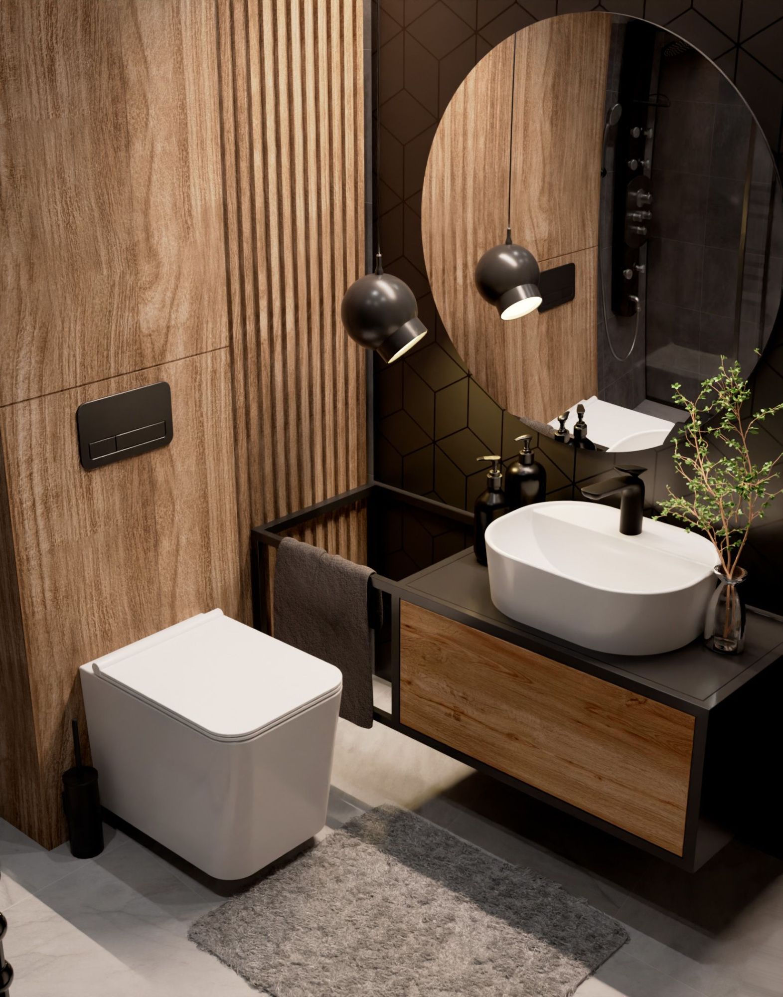 Унитаз подвесной 36,5х36х53 см AQUAme AQM2003 белый